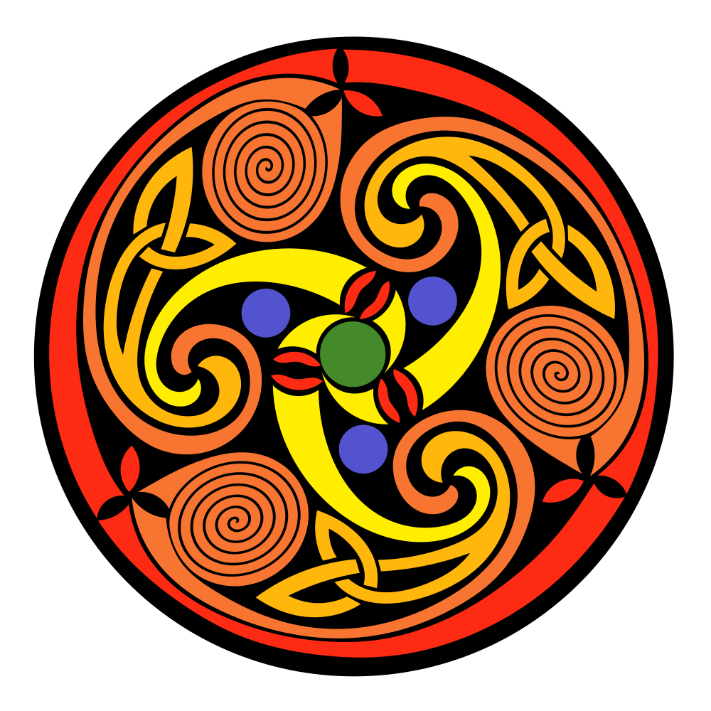 OnlineLabels Clip Art  Celtic  Spiral